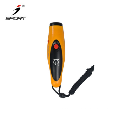 JG001 Sifflet d&#39;urgence sport coloré de course électronique bicolore le plus récent